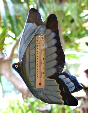 Blue Butterfly Thermometer