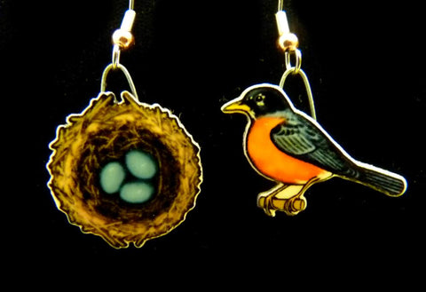 Robin and Nest Jabebo Earrings