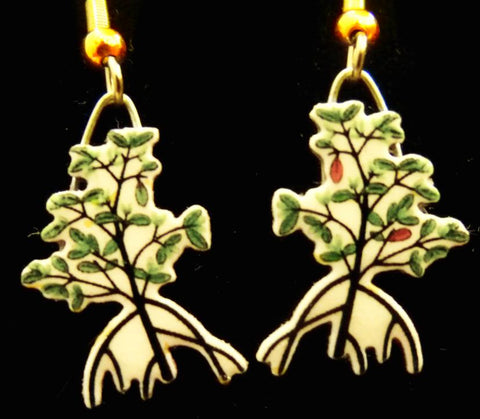 Red Mangrove Jabebo Earrings