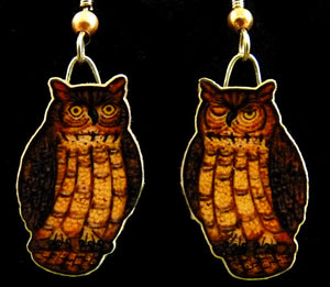 Owl Jabebo Earrings