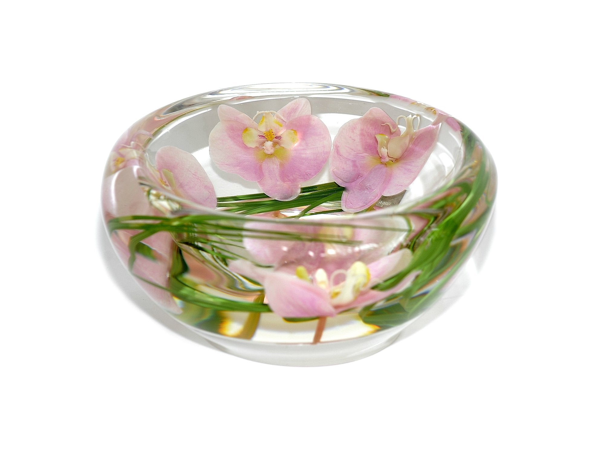 Pink Phalaenopsis Bowl (Medium)