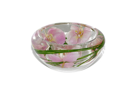Pink Phalaenopsis Bowl (Small)