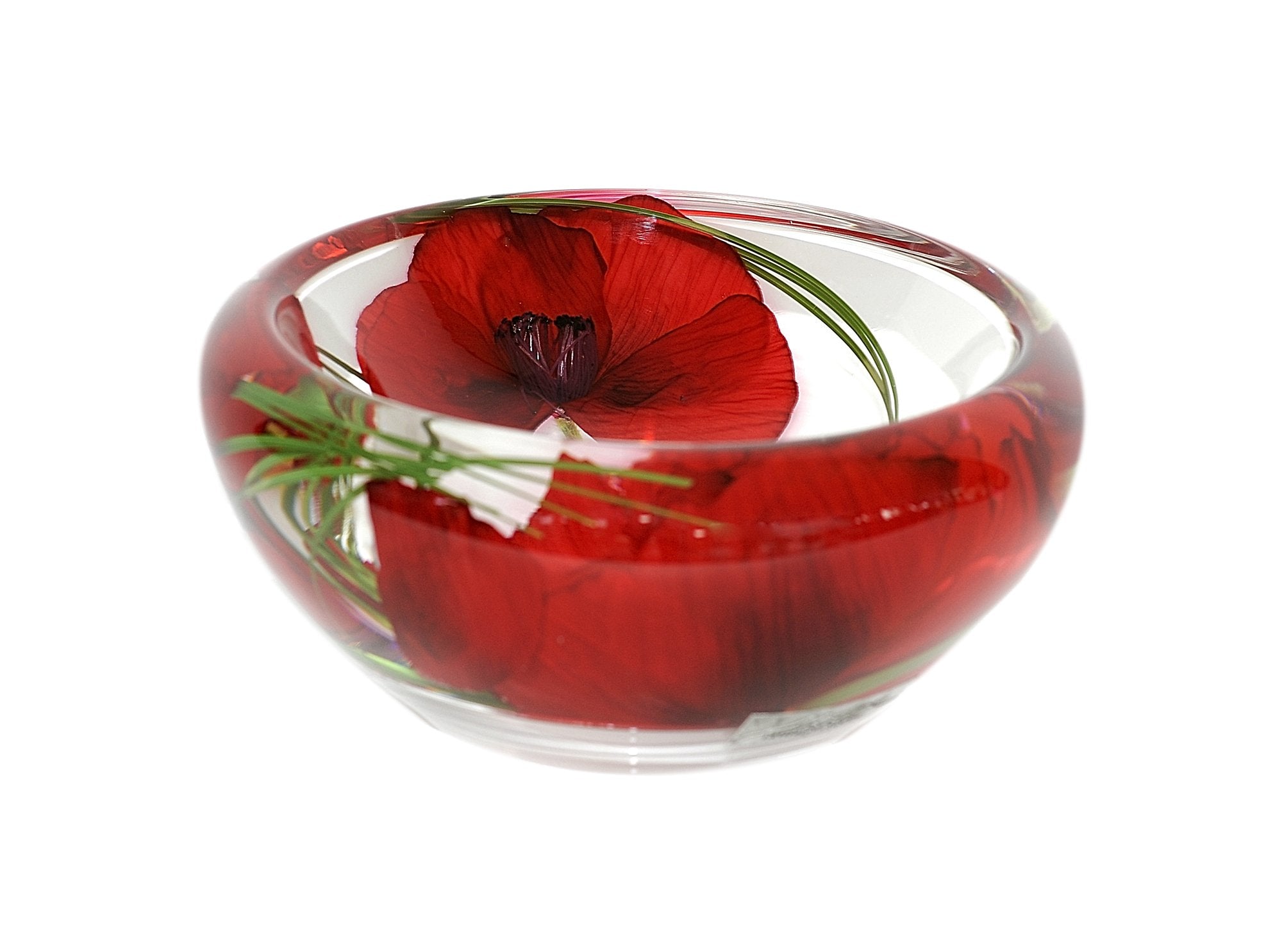 Red Poppies Bowl (Medium)