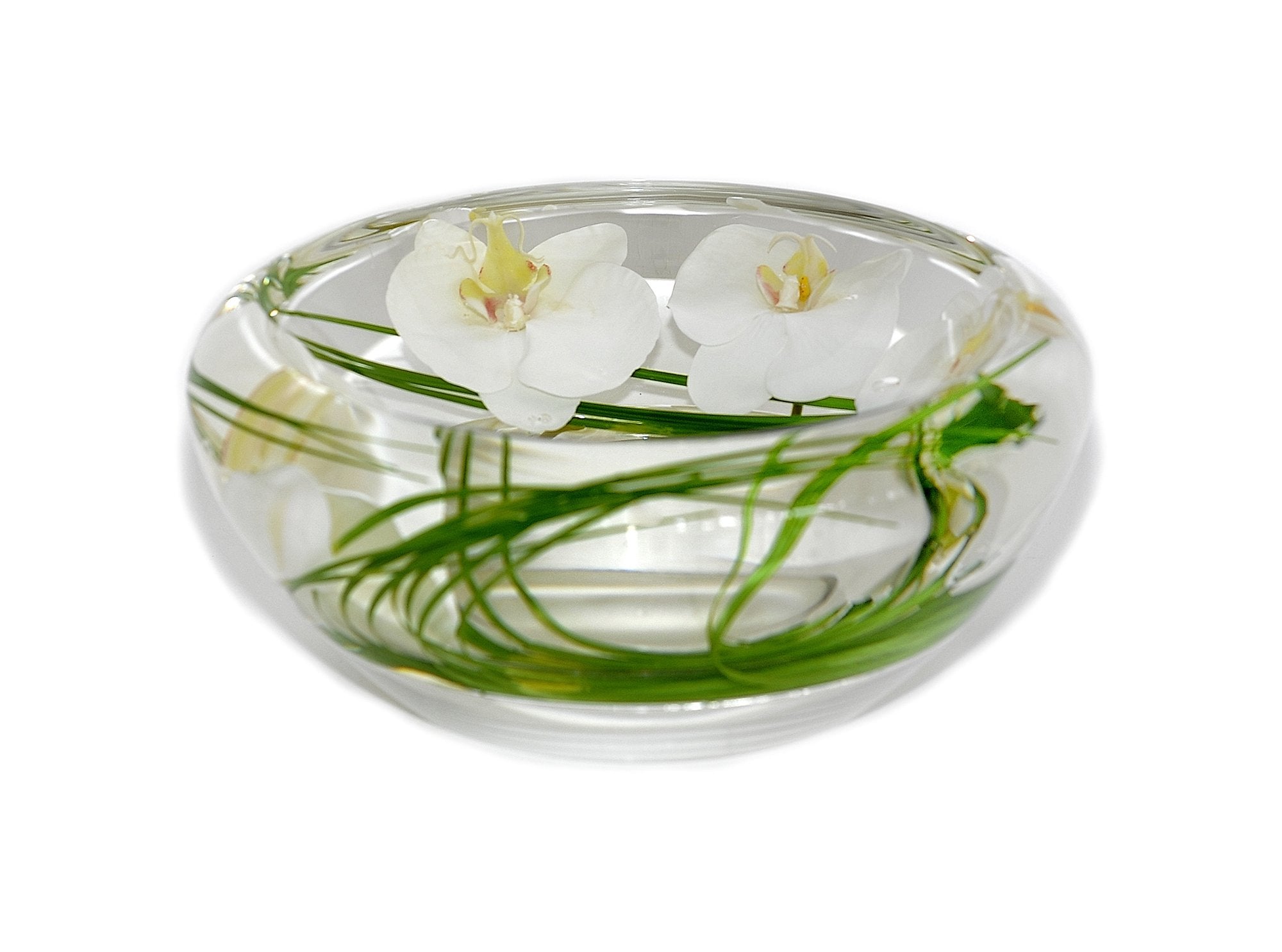 White Phalaenopsis Bowl (Medium)