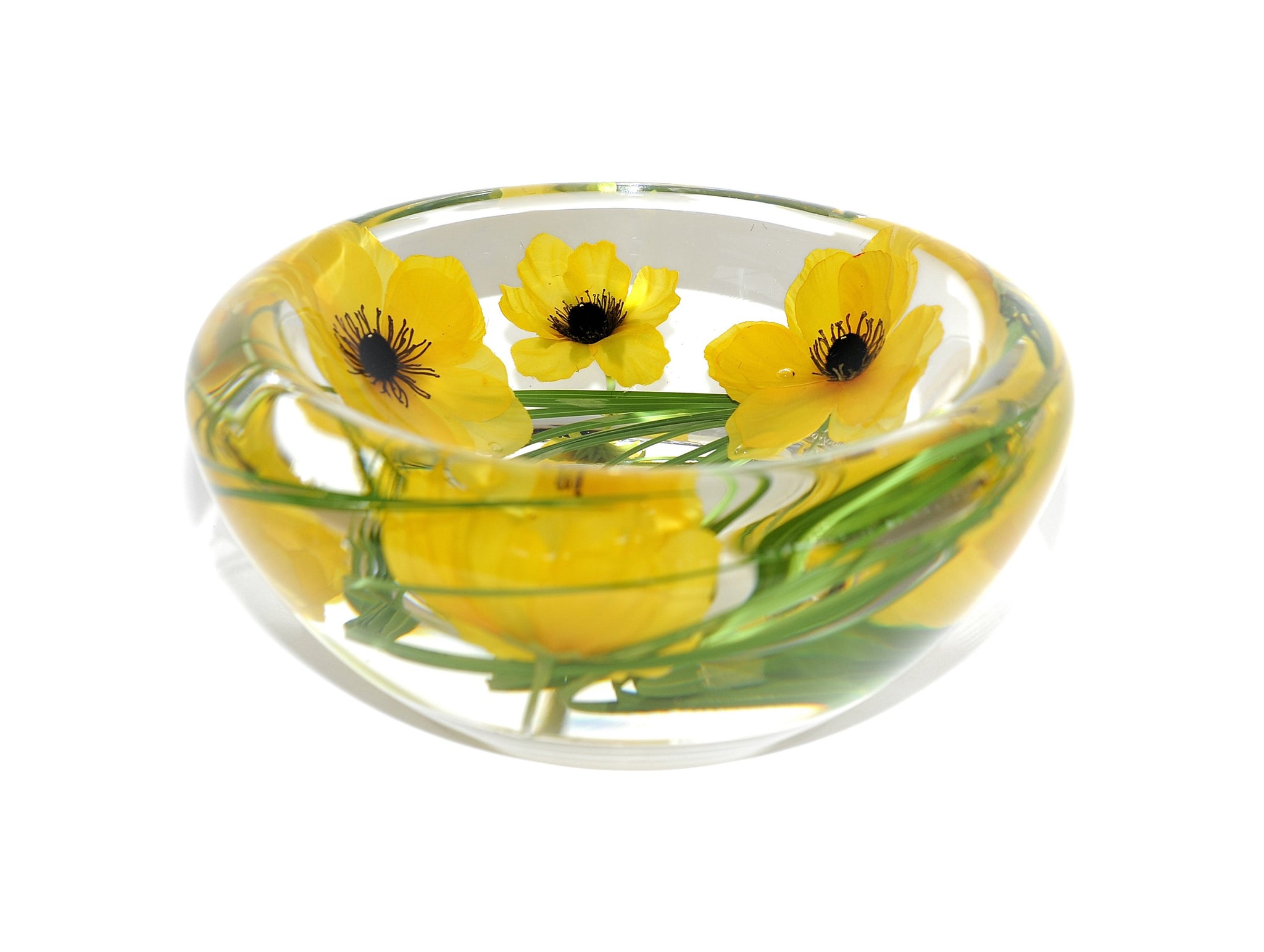 Yellow Poppies Bowl (Medium)