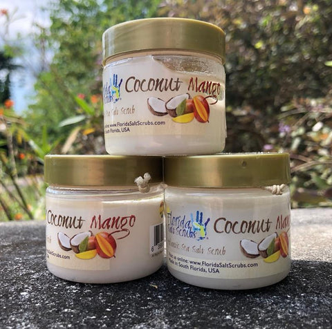 Coconut Mango Salt Scrub (Small)