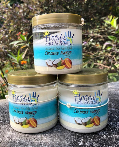 Coconut Mango Salt Scrub (Medium)