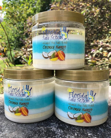 Coconut Mango Salt Scrub (Large)