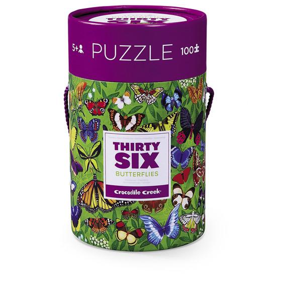 Thirty Six Butterflies Puzzle