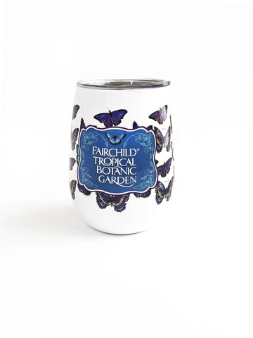 Blue Butterflies FTBG Stainless Wine Tumbler